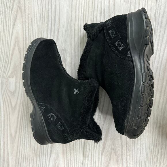 KAMIK Boots Jemma Winter WMNS 7 Black Suede Faux Fur Lined Thinsulate Waterproof - Picture 5 of 10